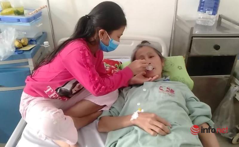 Ha Tinh: Father of liver cancer died early, mother also had a hard time living because of brain metastases lung cancer worried about 2 orphaned children