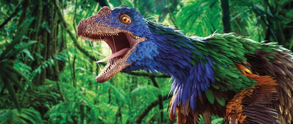 What color are the real dinosaurs, the answer is surprising