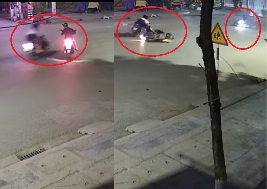 4 9th graders got into a motorbike accident, but it's the 5th character that is controversial