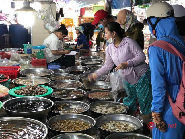 Chợ hải sản Đà Nẵng tấp nập khách, giá rẻ bất ngờ dịp lễ