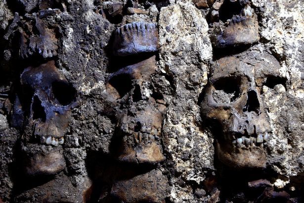Phát hiện 150 đầu lâu ở sâu trong hang động tại Mexico hơn 1.000 năm