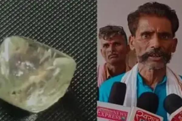 Người đàn ông may mắn tìm thấy viên kim cương 11,88 carat
