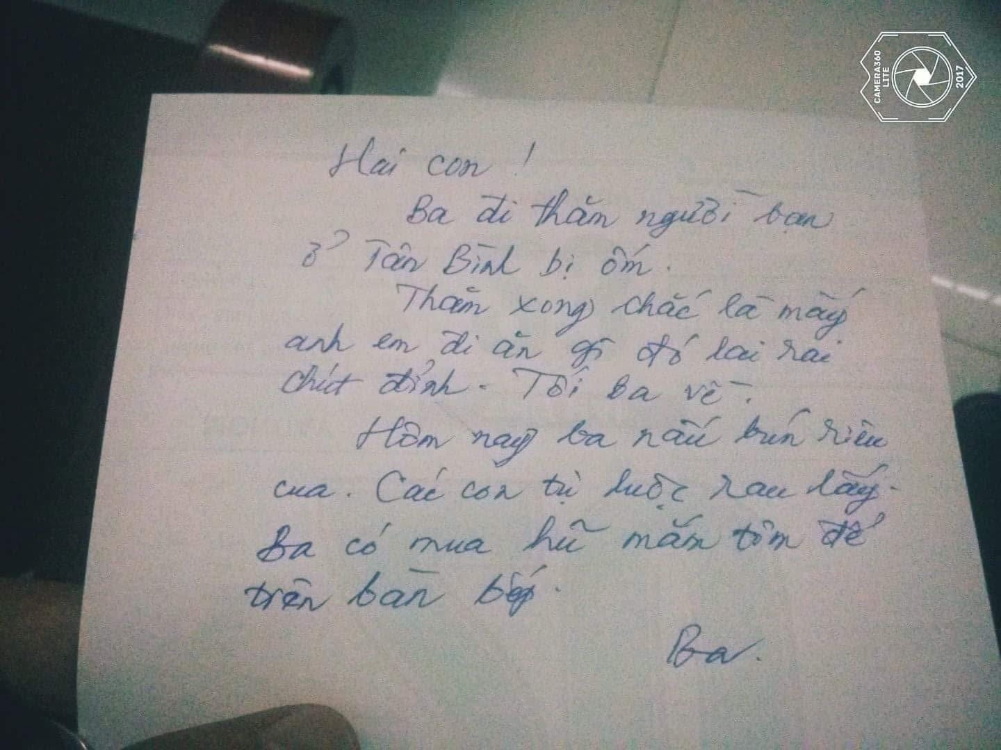Những tờ giấy nhắn viết vội của bố chồng gửi cho nàng dâu khiến dân mạng ngưỡng mộ