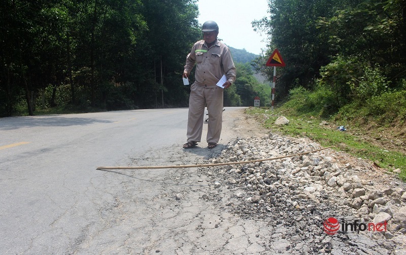 Nghe An: ‘Strange’ National Highway 48E has to be broken after being repaired