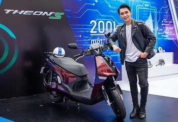 VinFast Theon S – high-class smart electric motorbike for Vietnamese people