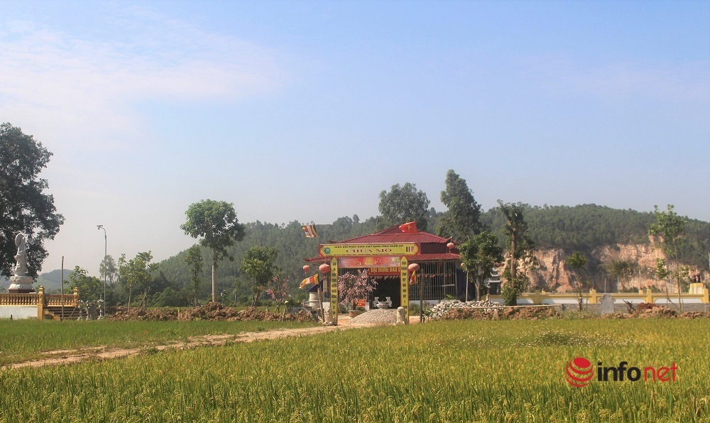 Nghe An: The temple was built illegally for more than 2 years, the commune is helpless and doesn't know who does it?