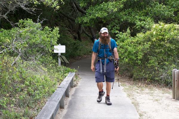 The man’s 1,890 km long walk from the mountain to the sea caused a fever