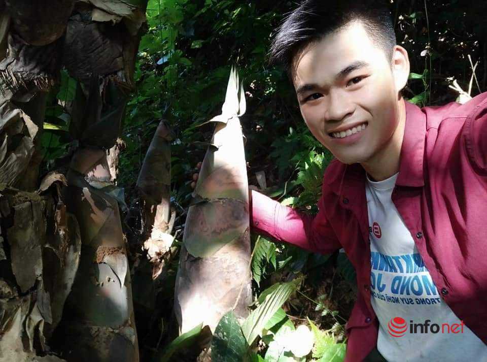 The Tay guy owns a 50-hectare farm, selling dozens of tons of bamboo shoots to Hanoi customers every year