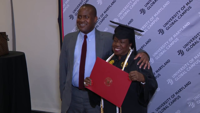 82-year-old woman received a university diploma