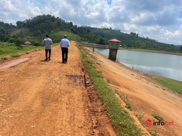 Hundreds of dams in area 2 of Dak Lak and Dak Nong provinces are in danger of unsafety