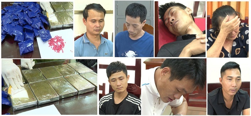 Breaking a transnational drug ring, seizing a gun and nearly 3 billion VND