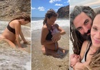 Chồng chở vợ ra biển để tự sinh con dưới nước