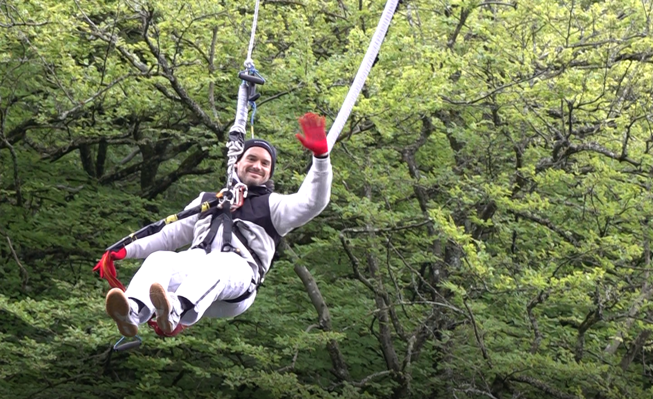 Eyes wide to see the man bungee jumping 765 times in 24 hours