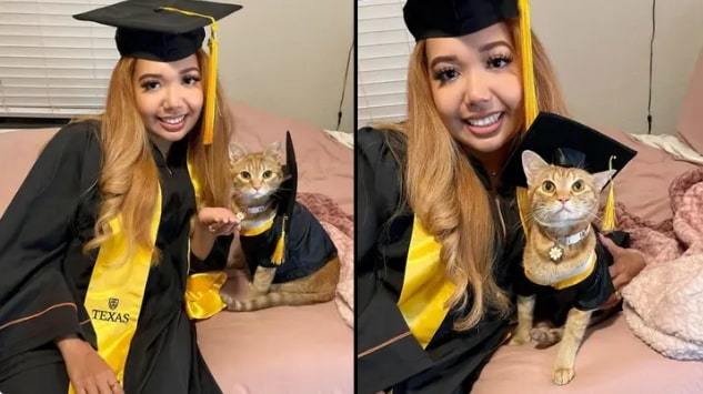 Cats actively attending classes via zoom can attend college graduation ceremony