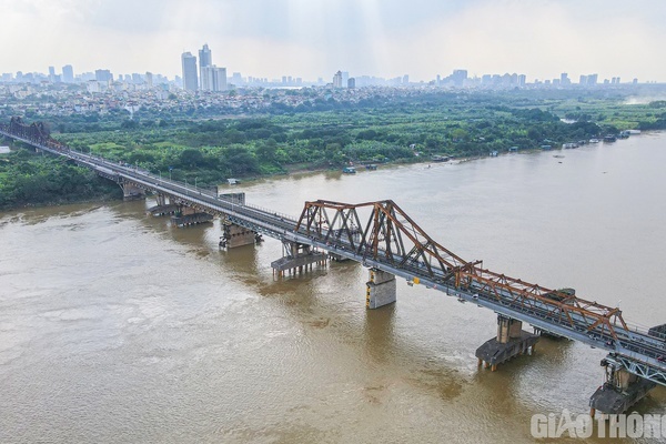 Cầu Long Biên,biển cấm,đi bộ,xuống cấp,Hà Nội