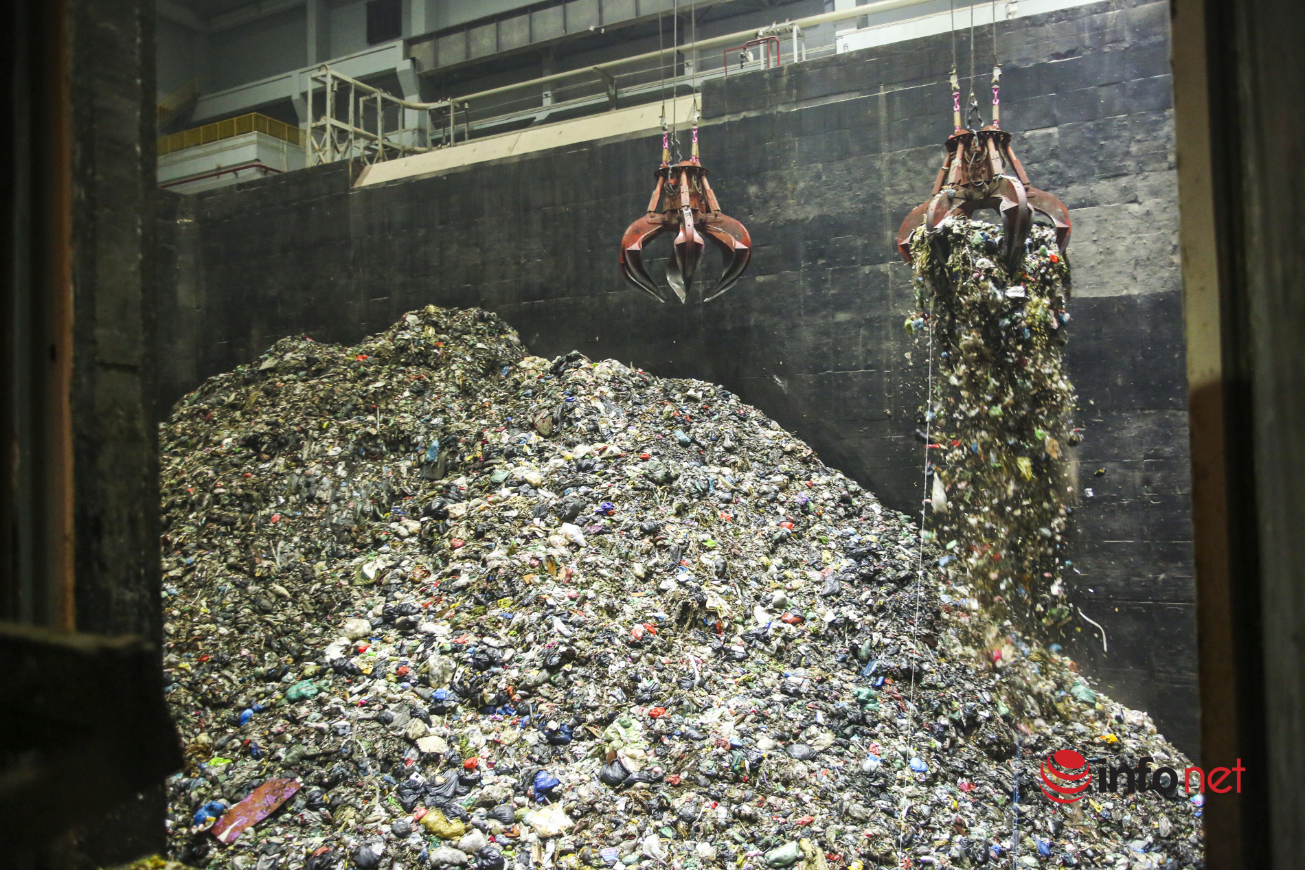 nhà máy điện rác sóc sơn,rác Hà Nội,ô nhiễm môi trường,rác thải ùn ứ,bãi rác Nam Sơn