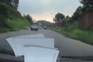 Thót tim xem clip vụ tai nạn liên hoàn 3 xe ô tô ở Thái Nguyên
