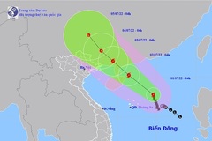 Bão số 1 tăng cấp và còn mạnh thêm, Quảng Ninh - Ninh Bình đề phòng sóng lớn và triều cường