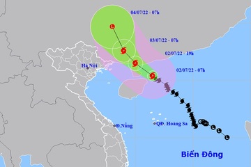 Tin bão mới nhất sáng 2/7: Bão số 1 gió giật cấp 15, Quảng Ninh từ đêm nay mưa rất to