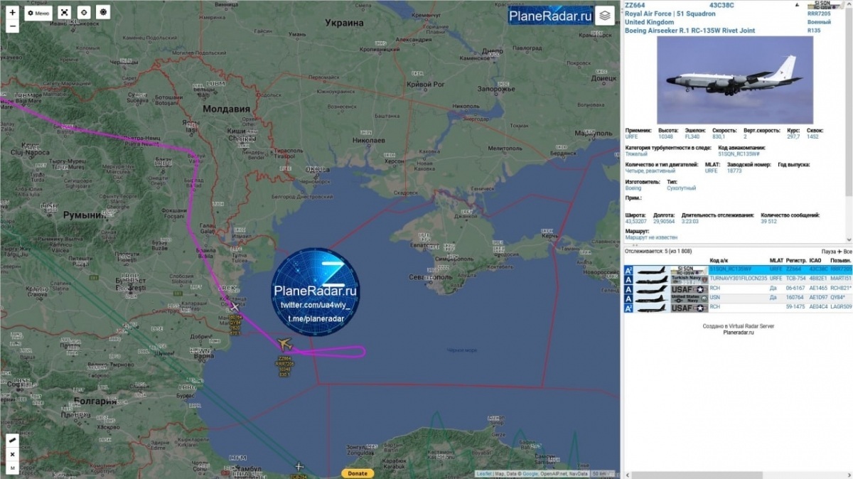 Máy bay Anh ‘lượn lờ’ trong khu vực có tàu chiến Nga trang bị tên lửa hành trình Calibre