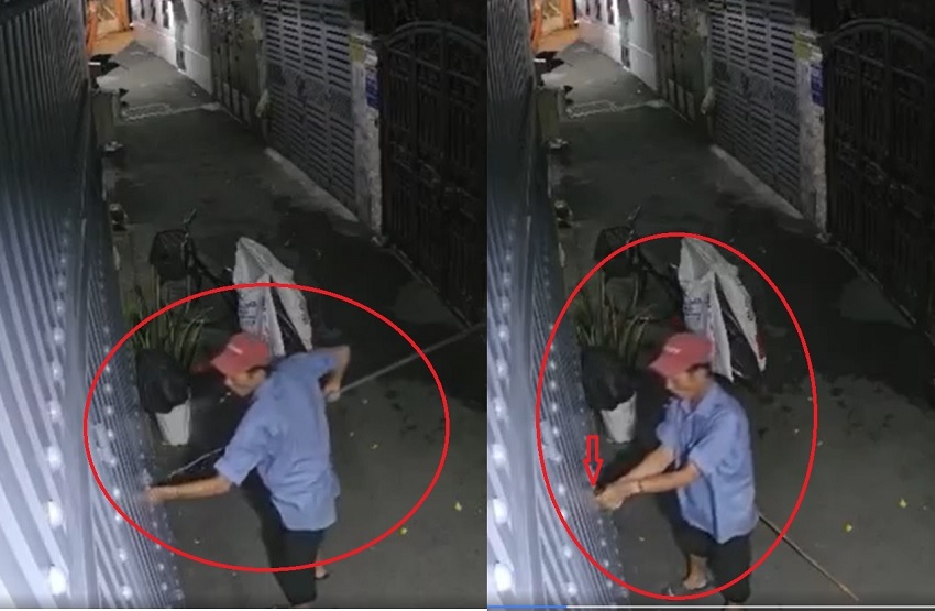 Clip hành động ngang nhiên giữa đêm của kẻ trộm trước camera khiến dân mạng cảnh báo