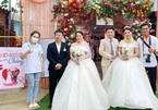 Chị em song sinh lên ‘xe hoa’ cùng ngày ở Quảng Nam: 'Chuẩn bị đồ cưới lộn xộn nhưng may mắn thành công tốt đẹp!'