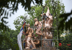 Cận cảnh quần thể tượng đài CSGT và PCCC ở Hà Nội trước ngày khánh thành 1 tuần lễ