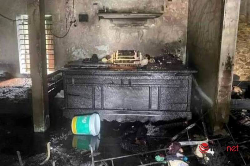 Hà Tĩnh: Điều tra vụ người đàn ông trung niên chết cháy trong căn nhà nồng nặc mùi xăng