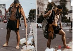 Gặp gỡ 9X hóa thân thành Trư Bát Giới '6 múi' dọn rác trên đường phố Sài Gòn gây sốt mạng xã hội