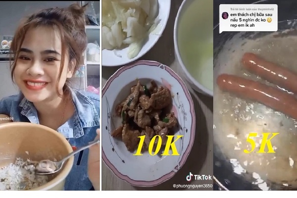 Chủ nhân loạt clip bữa ăn 5K, 10K 'gây bão' Tiktok: Tôi không câu view, gia đình tôi từng ăn cơm với nước mắm suốt cả tháng!
