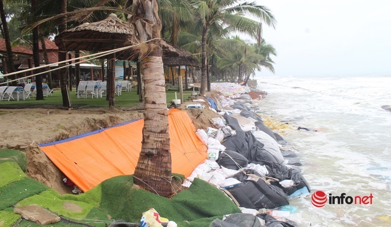 Xây đê ngầm chống sạt lở khẩn cấp mong 'hồi sinh' bãi biển Cửa Đại
