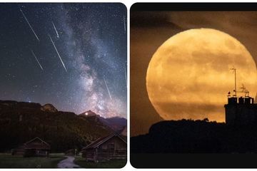 Siêu trăng và Mưa sao băng lớn nhất năm cùng xuất hiện vào đêm ngày 12/8