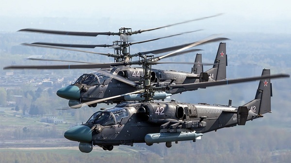 Nhiều máy bay trực thăng chiến đấu được phát hiện tại Kherson, Ukraine