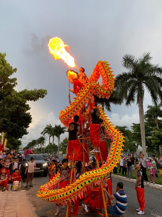 Mãn nhãn những màn múa lân sư rồng đẹp tuyệt vời ở Tam Kỳ, Quảng Nam