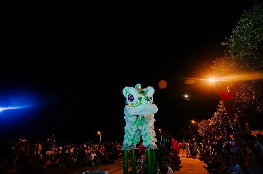 Mãn nhãn những màn múa lân sư rồng đẹp tuyệt vời ở Tam Kỳ, Quảng Nam