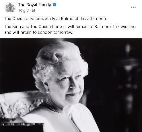 Bí mật đằng sau bức ảnh Điện Buckingham công bố khi Nữ hoàng Elizabeth II qua đời